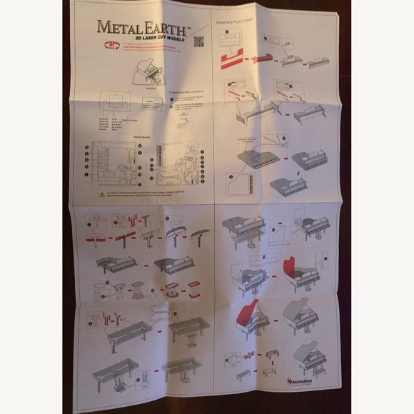 DIY Grand Piano Steel Sheets 3D Model - Picture 10 of 12